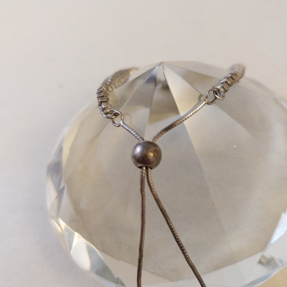 Sterling Silver Adjustable Bracelet - Picture 2 of 13